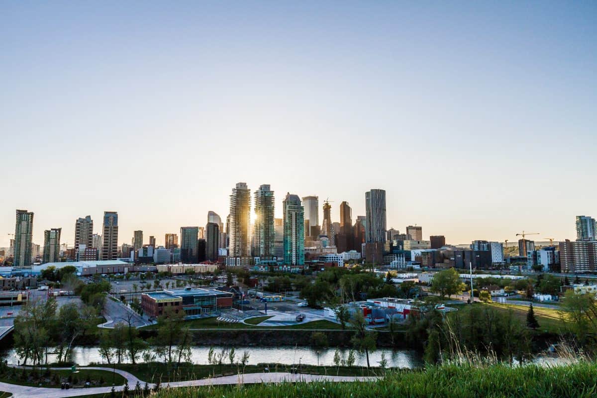 Skyline in Calgary, Alberta