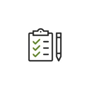 Checklist and Pencil Icon Representing Test Automation Process